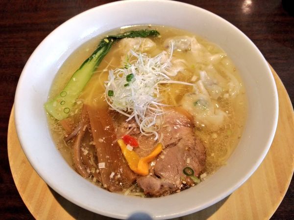 「蝦仁雲呑麺（塩）」@上海ヌードル 珊の写真