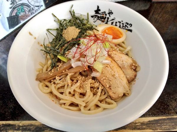 「期間限定 辛撃の冷製魚介まぜ麺」@麺や KEIJIROの写真