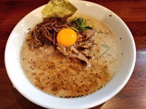 「牛肉玉ラーメン」@哲麺 縁 沖縄浦添店の写真