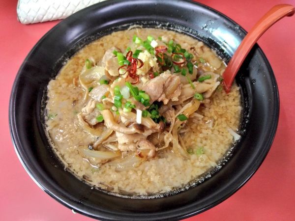 「期間限定 ポークジンジャーミソ」@和風らーめん はるやの写真