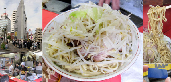 「ラーメン 600円（カタメ・蒜）」@ラーメン二郎 三田本店の写真
