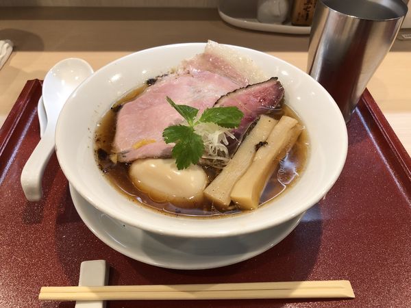 「味たま紀州鴨そば」@燃えよ麺助の写真