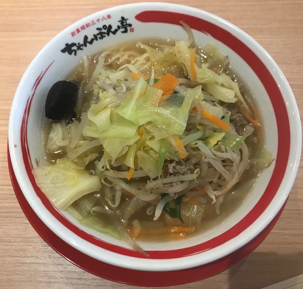 「近江ちゃんぽん・黄金だし味」@ちゃんぽん亭総本家 エル枚方店の写真