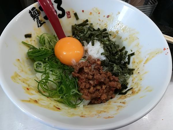 「H31/4/27 カレー台湾混ぜそば辛さ増し860円」@麺屋こころ 金沢八景店の写真