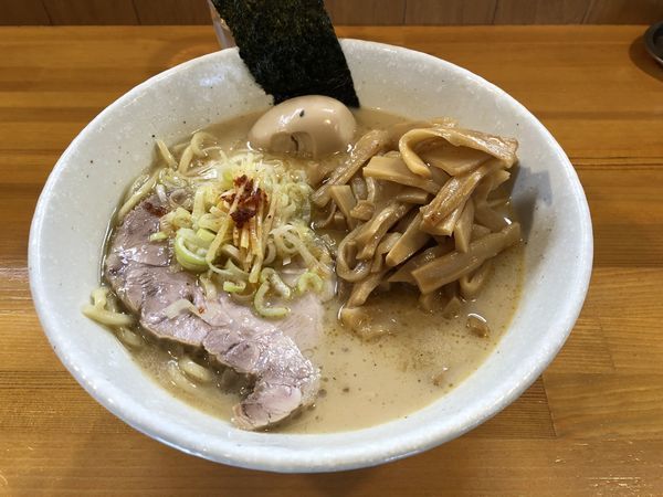 「塩ラーメン+メンマ」@麺屋 永太の写真