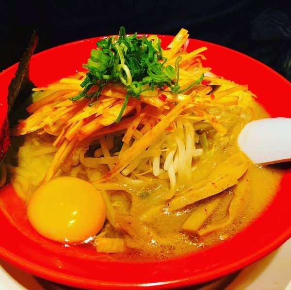 「辛ねぎ味噌ラーメン」@旭川味噌ラーメン ばんから 上野店の写真