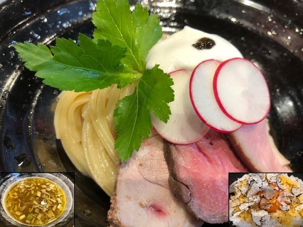 「特製つけ麺＋トリュフ卵かけごはん」@江戸前つけ麺 銀座 魄瑛の写真