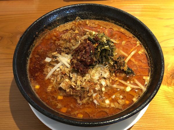 「麻辣担担麺　辛シビ　￥９５０」@Hino担担麺 kokuuの写真