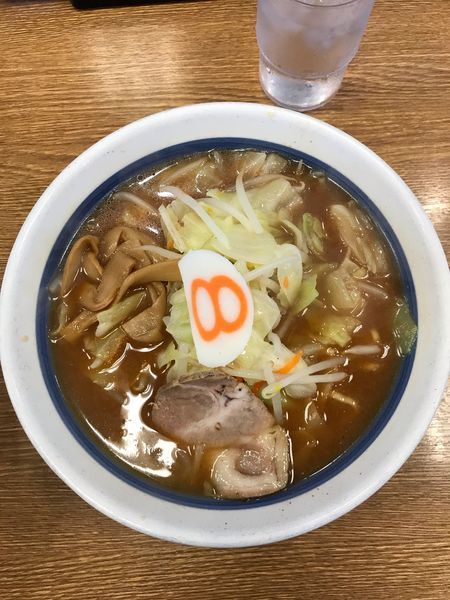 「野菜らーめん・味噌 590円」@8番らーめん 野々市粟田店の写真