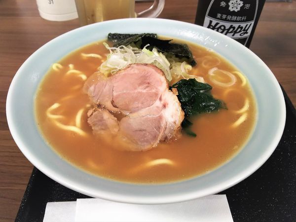 「家系ラーメン￥880＋税」@湘南台温泉 らくの写真