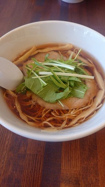 「醤油ラーメン」@上州熟成醤油らぁめん つる屋の写真