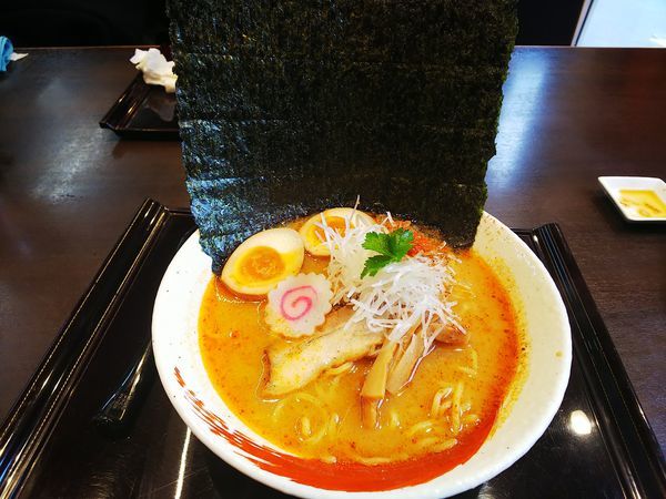 「旨玉ラーメン」@元祖辛味噌ラーメン 海老秀 狸小路二丁目店の写真