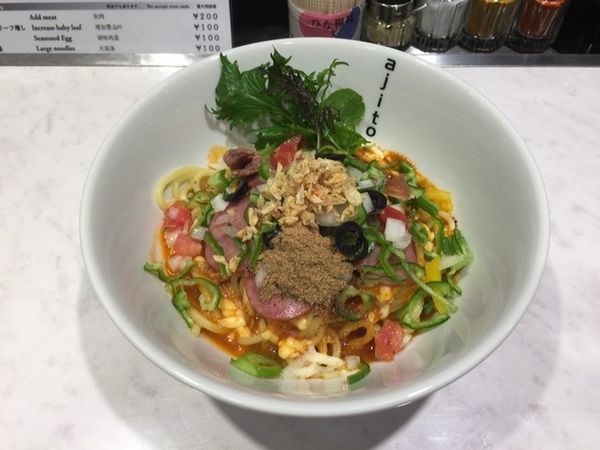 「ピザソバ＋〆のリゾット」@ajito ism shinjuku baseの写真