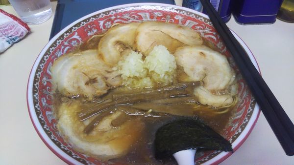 「大バラチャーシューメン（固め・玉ねぎ多め）」@タンタンの写真