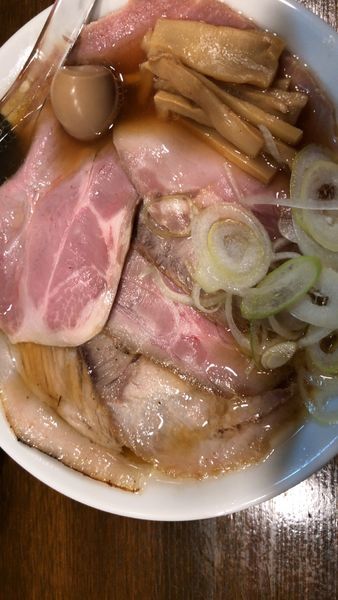 「チャーシュー麺 麺160g 高知県産黄金生姜 700円」@Soupmenの写真
