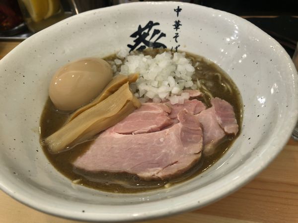 「濃厚煮干しらーめん」@濃厚煮干らーめん 川むらの写真