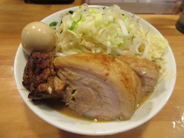 「ミニラーメン（７８０円）＋豚券２００円＋他」@ちばから 郡山店の写真