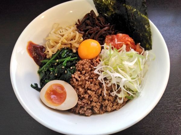 「きまぐれ限定 韓国式まぜそば」@麺屋 シロサキの写真