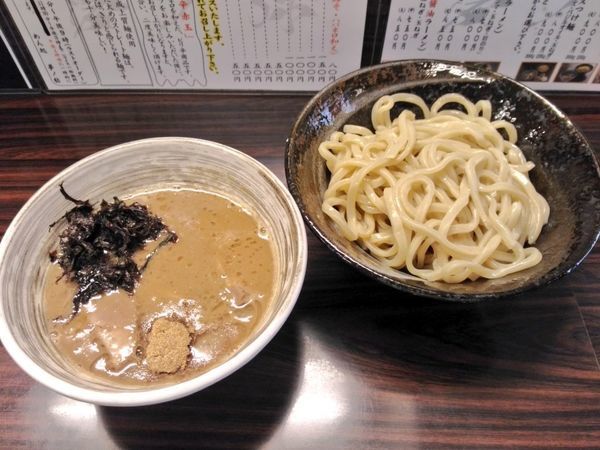 「濃厚鶏魚介夢つけ麺」@めん処 夢ノ弥の写真