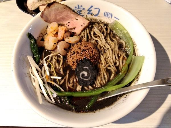 「期間限定 黒ごま海老担々麺」@麺や 堂幻の写真