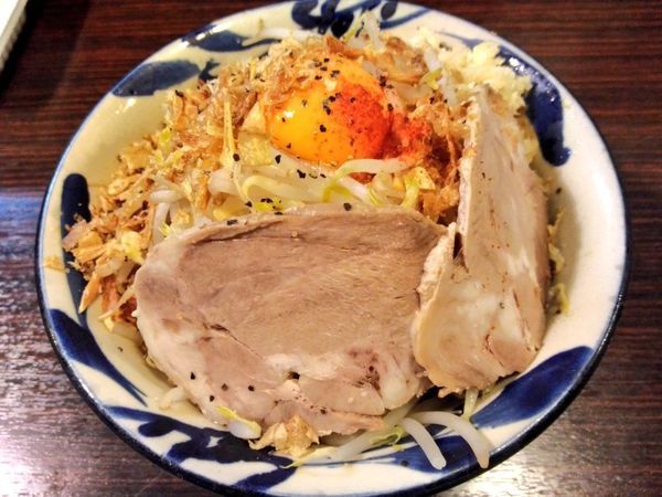 「汁なしG麺納豆」@麺道 くろとんの写真