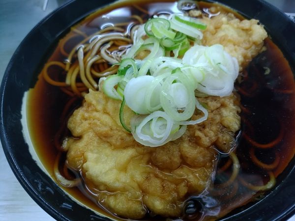 「いか天そば420円」@日栄軒の写真