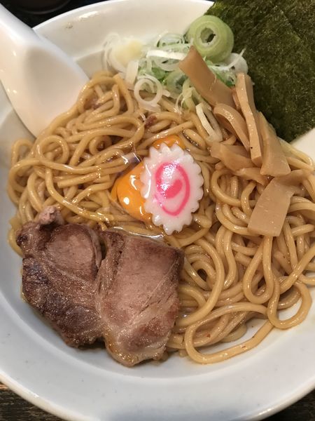 「まぜそば」@大勝軒 まるいち 新宿東南口店の写真