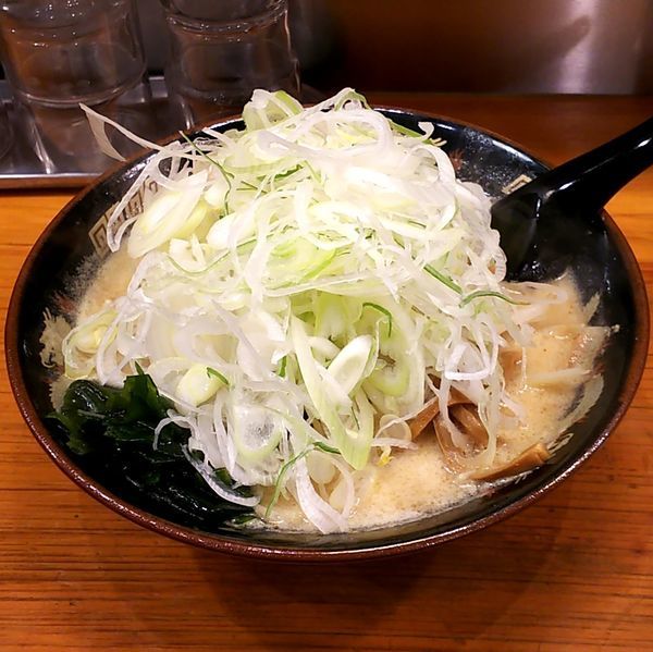 「札幌味噌らーめん＋ねぎ」@北海道らーめん ひむろ 秋葉原2号店の写真