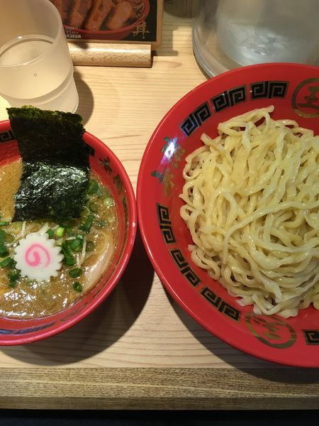 「豚鶏つけめん」@赤備の写真