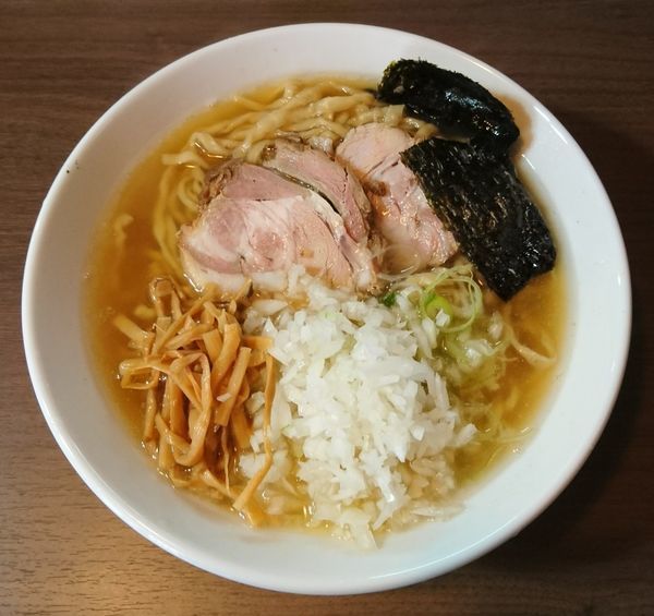 「中華そば(濃口)＋玉ねぎ」@煮干し中華そば 山形屋の写真