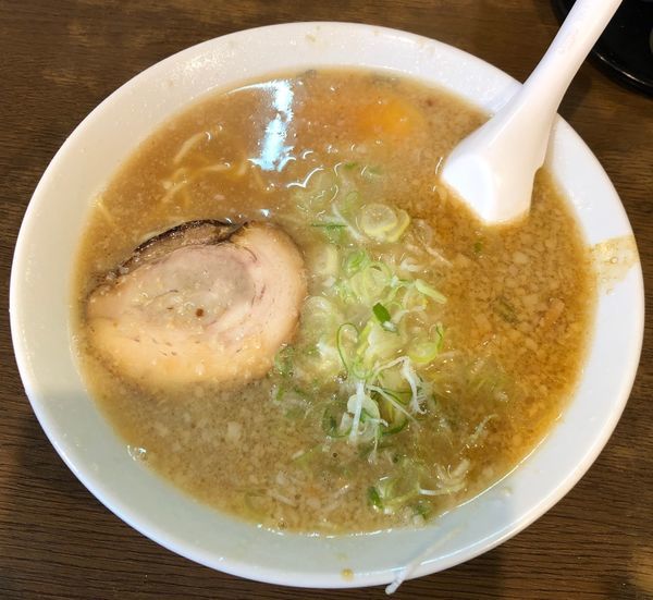 「元らーめん（ネギ多め￥650）」@蔵前元楽 総本店の写真