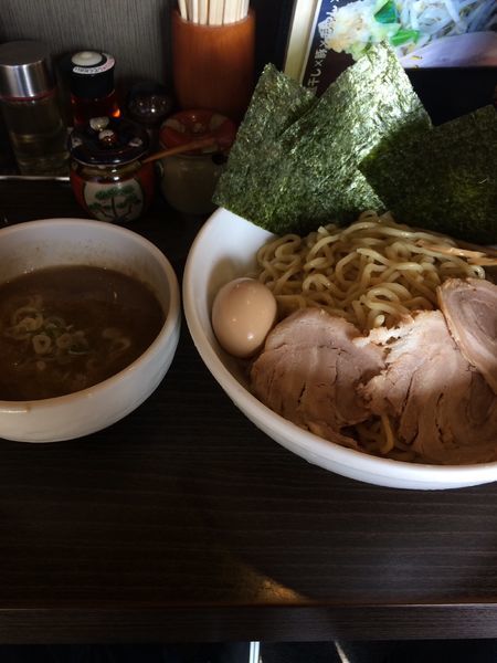 「特製メガ豚煮干しつけ麺1100円 特盛+100円」@らーめん 福たけ 桜木本店の写真