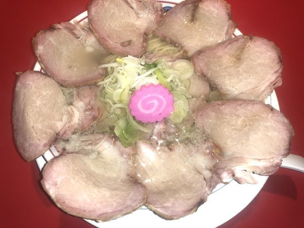 「花びらチャーシューメン　塩　こってり（1080円）」@ソラノイロ 池袋店の写真