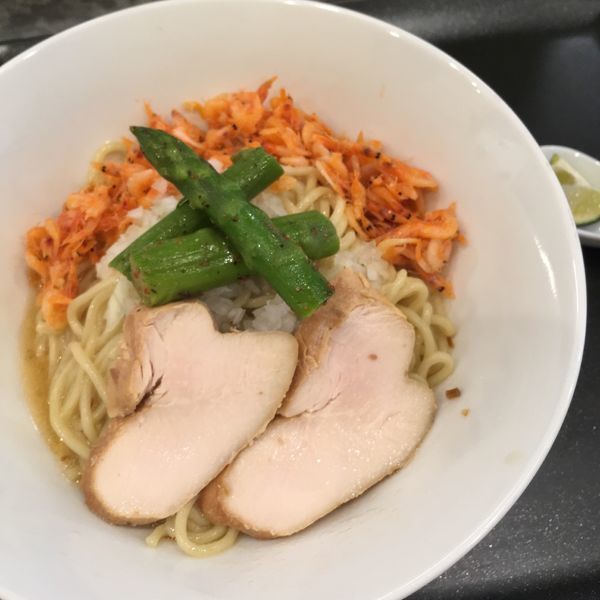 「SENCE 桜エビまぜそば」@らぁ麺 やまぐちの写真