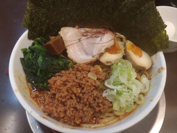 「【限定】台湾油そば」@自家製太打麺 勢拉 行徳駅前店の写真