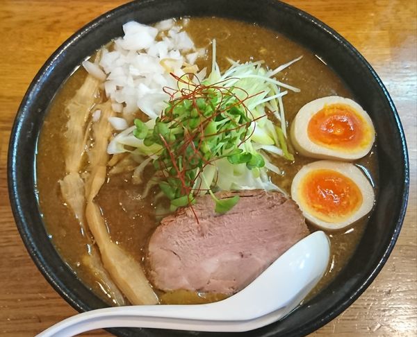 「【限定】カレーそば ￥800」@麺屋 鶏口の写真