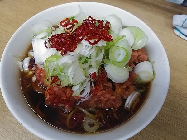 「JKBそば」@一由そば 日暮里店の写真