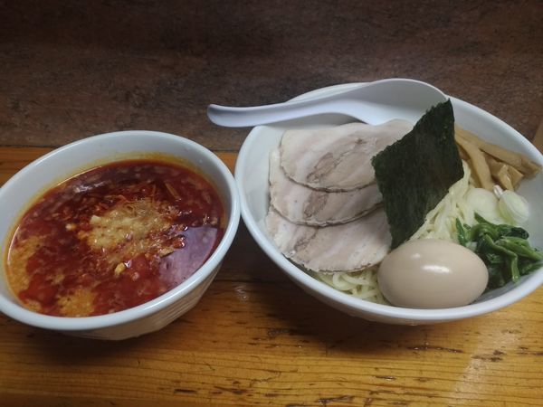 「ラー油味噌つけ麺」@元祖一条流がんこ 十一代目の写真