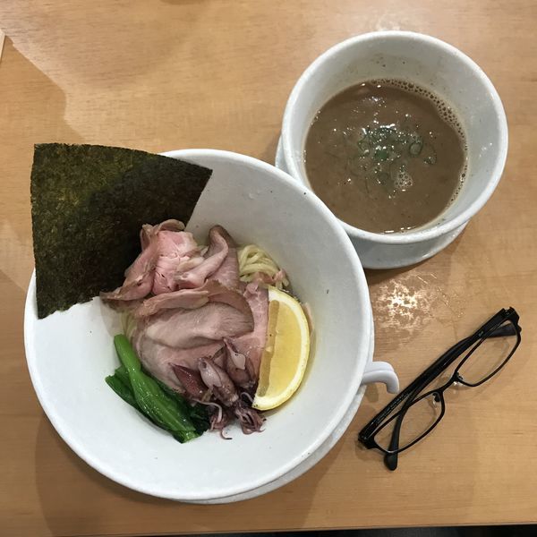 「濃厚ホタルイカつけ麺」@麺屋BISQの写真