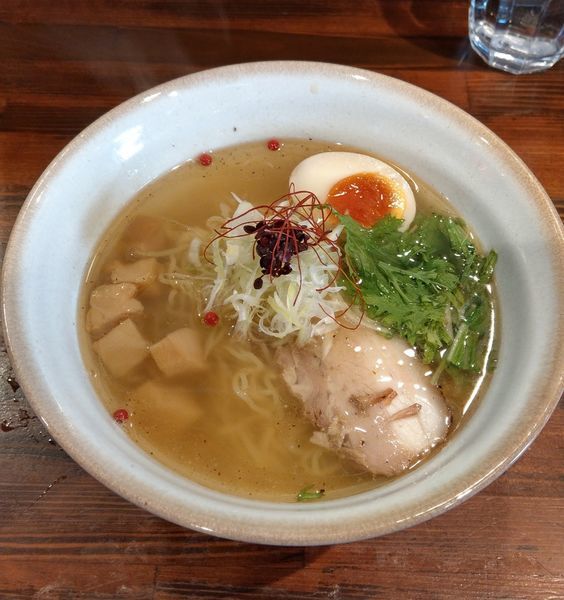 「魚介のジュ あっさり塩そば」@麺屋 さんじの写真