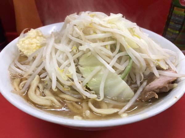 「ラーメン（にんにく）¥750」@ラーメン二郎 松戸駅前店の写真