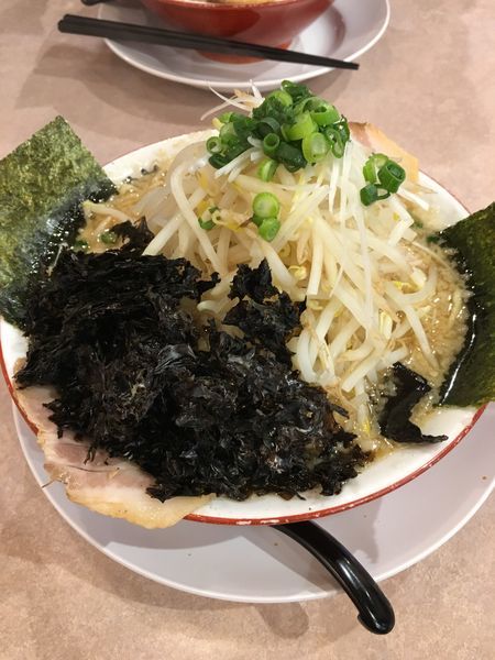 「岩のりだるまラーメン」@ラーメンだるまや 長岡古正寺店の写真
