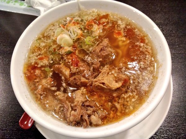 「牛すじラーメン」@めんらく亭 琉大東口店の写真