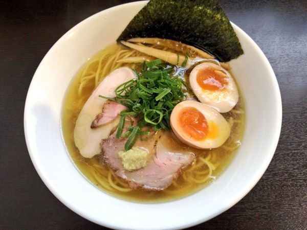 「きまぐれ限定 お茶塩そば」@麺屋 シロサキの写真