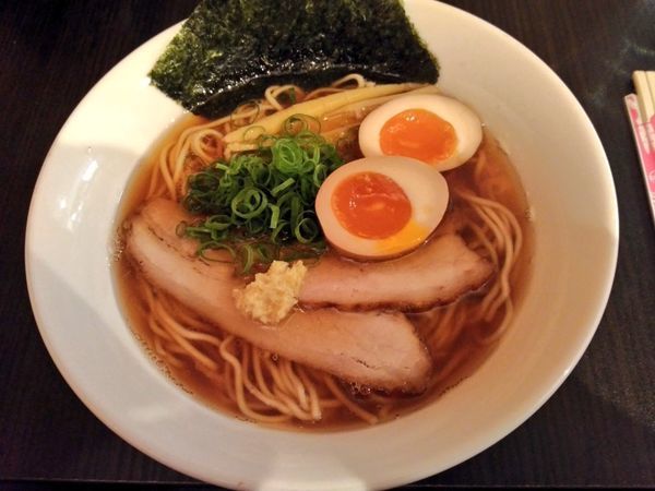 「きまぐれ限定 生姜香る煮干醤油そば」@麺屋 シロサキの写真