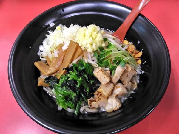 「期間限定 セアブラニンニクマゼソバ ～太麺ver.～」@和風らーめん はるやの写真