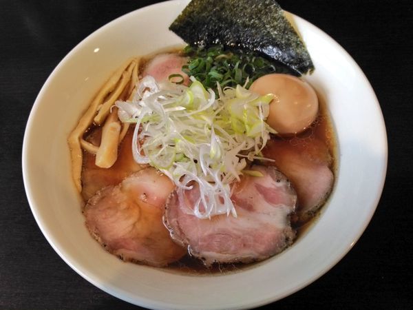 「きまぐれ限定 鴨だし中華そば」@麺屋 シロサキの写真