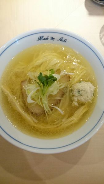 「白醤油らーめん（白）稲庭風  800円」@中華蕎麦 あお木 secondの写真