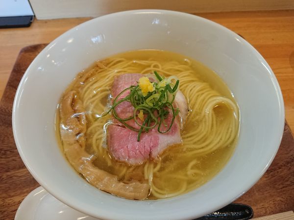 「柚子塩らぁ麺 800円」@入鹿（IRUCA）-Tokyo-の写真