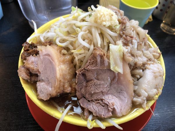 「ラーメン大（全増し）」@ラーメン イエローの写真